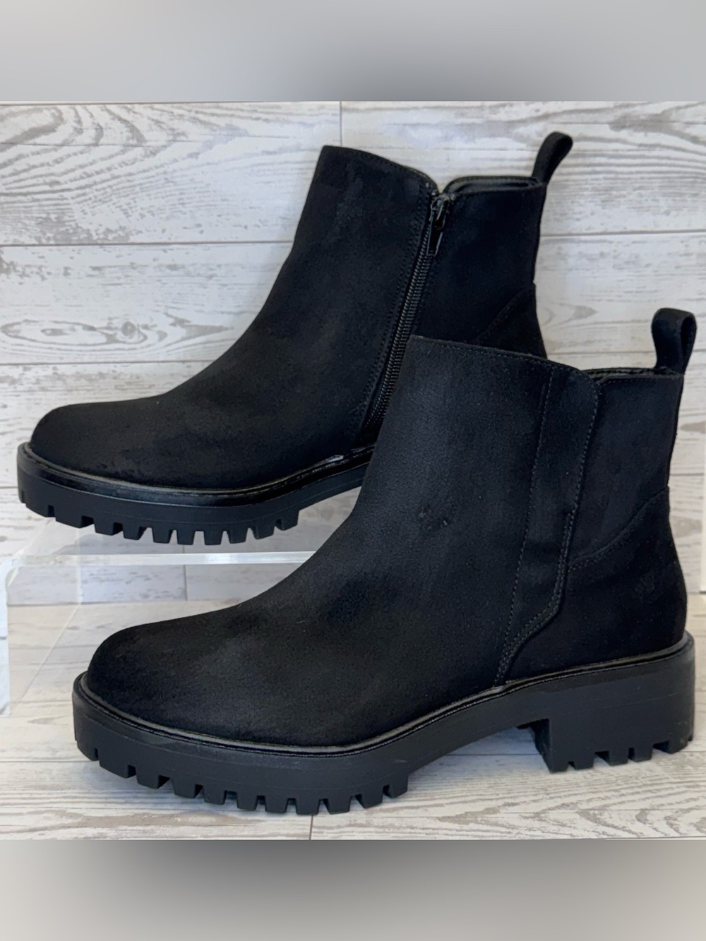 ZBY Chunky Ankle Boots
